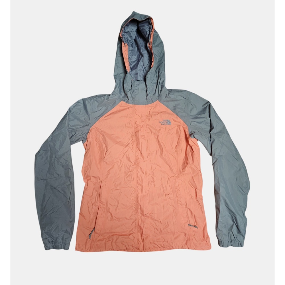 The North Face Dryvent Rain Jacket Colorblock XS Hooded Outdoor Hiking Nylon